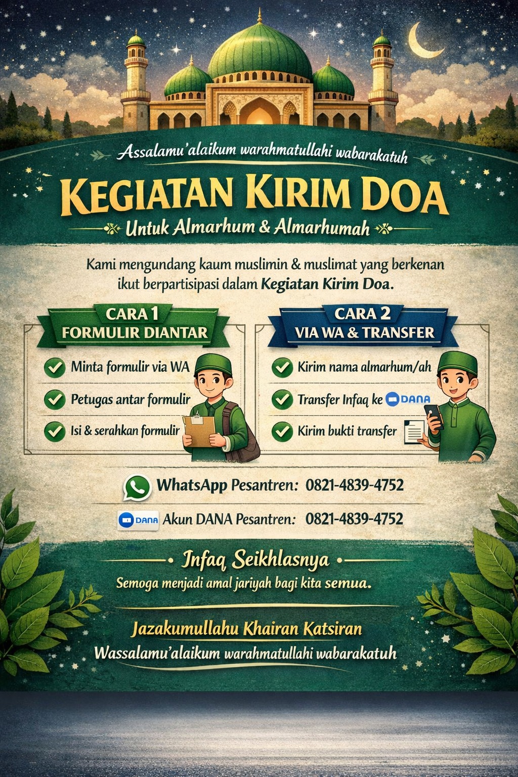 KEGIATAN KIRIM DOA